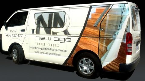 floor sanding van